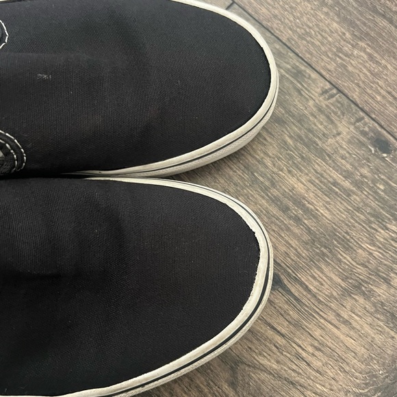 Vans Classic Black Slip-On Shoes - Sz 5.5 - Picture 11 of 11